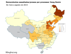 Image for article 1.528 pessoas sofrem retaliação por apresentarem queixas criminais contra Jiang Zemin na China Continental