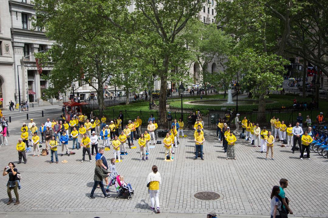 Image for article Tranquilidade em meio ao costumeiro tumulto da cidade de Nova York atrai turistas