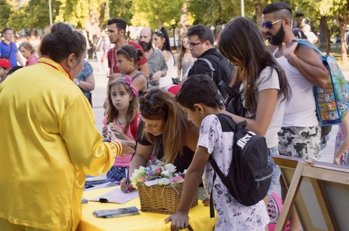 Image for article Grécia: conscientização em Atenas sobre a perseguição do Falun Gong