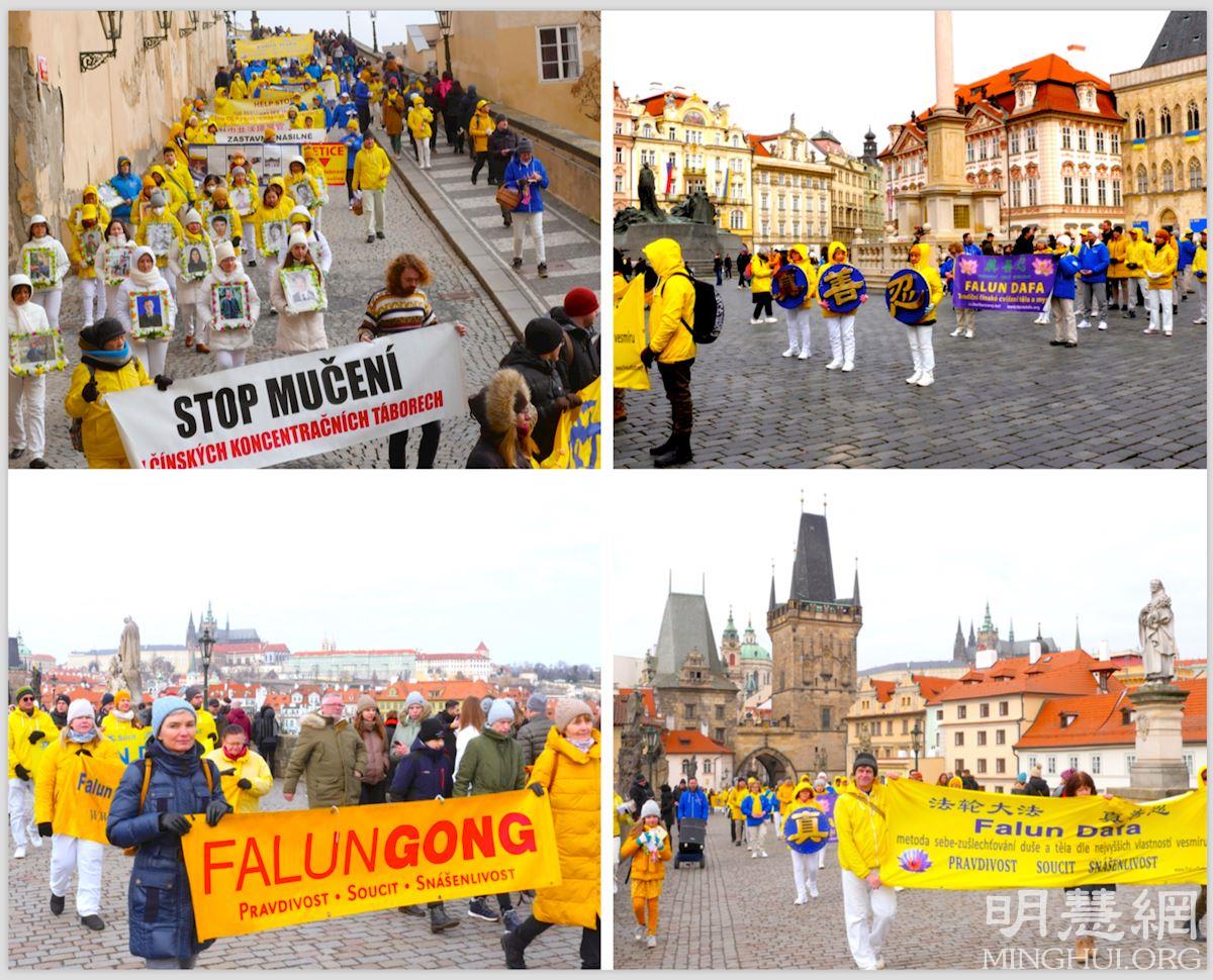 Image for article Praga: Praticantes realizam eventos para apresentar o Falun Dafa ao público