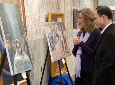 Image for article A Exposição Internacional da Arte de Zhen-Shan-Ren foi realizada no prédio do Parlamento do Estado de Nova York