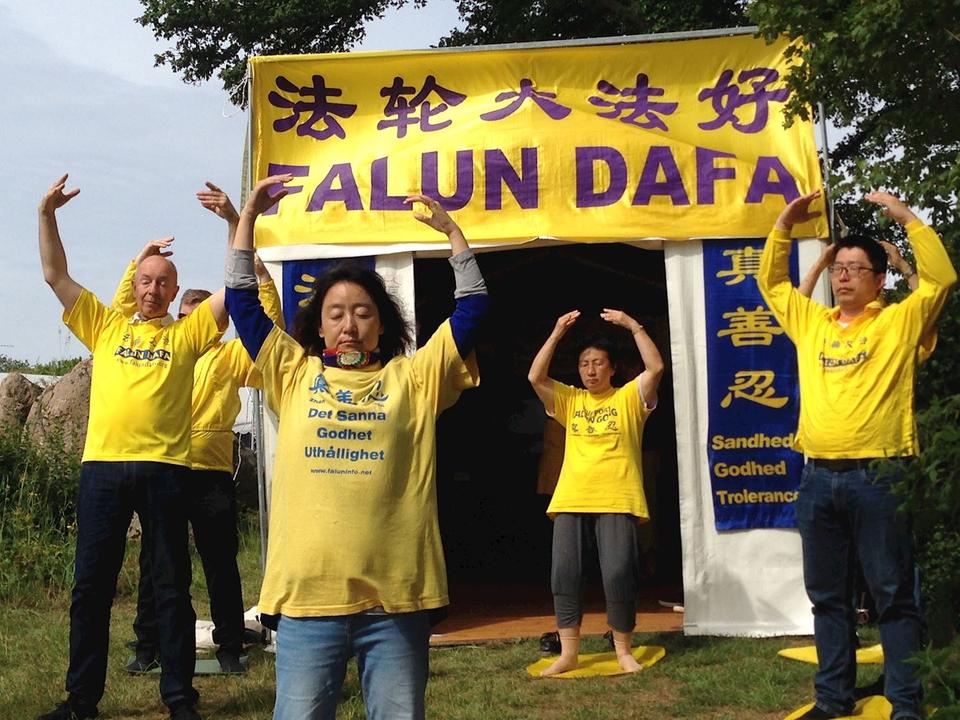 Image for article Dinamarca: Apresentando o Falun Gong no Folkemøde em Copenhague