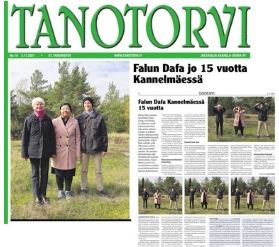 Image for article Finlândia: Falun Dafa é capa de revista popular em Kannelmäki 