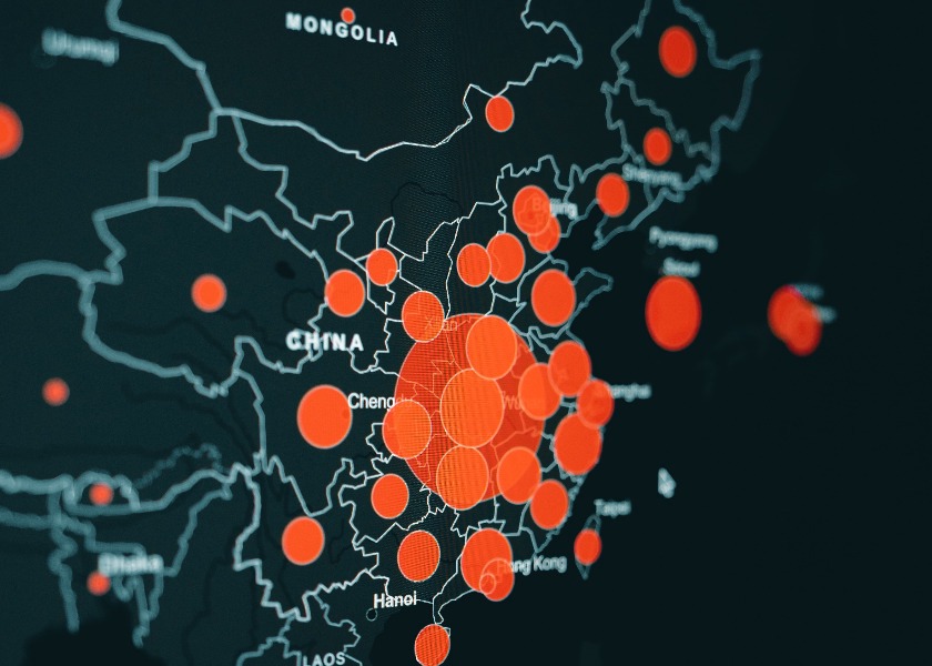 Image for article Documento divulgado pela Comissão Nacional de Saúde da China mostra 248 milhões de casos infectados nas 3 primeiras semanas de dezembro; a investigação prevê 5.000 mortes diárias