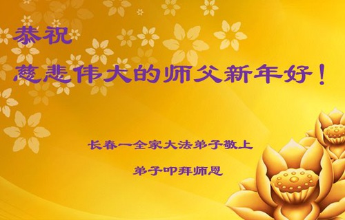 Image for article Os praticantes do Falun Dafa das províncias de Jilin e Hunan desejam respeitosamente ao Mestre Li Hongzhi um feliz ano novo (30 saudações)