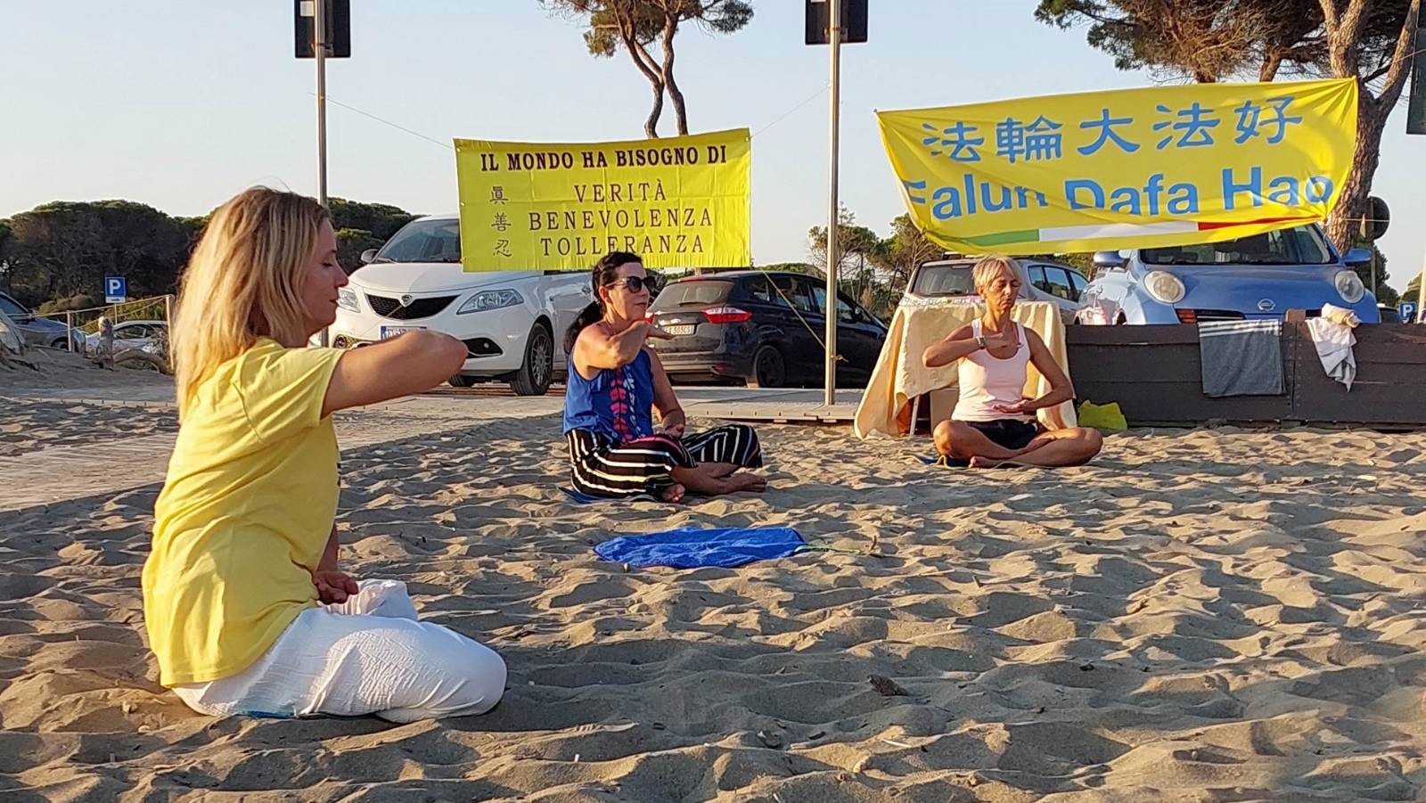 Image for article ​Italianos aprendem o Falun Gong no Parque Regional de Maremma