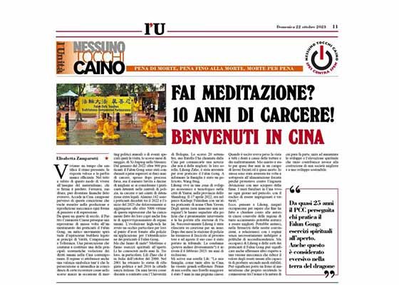 Image for article Ex-membro do parlamento italiano fala sobre a perseguição da China ao Falun Gong