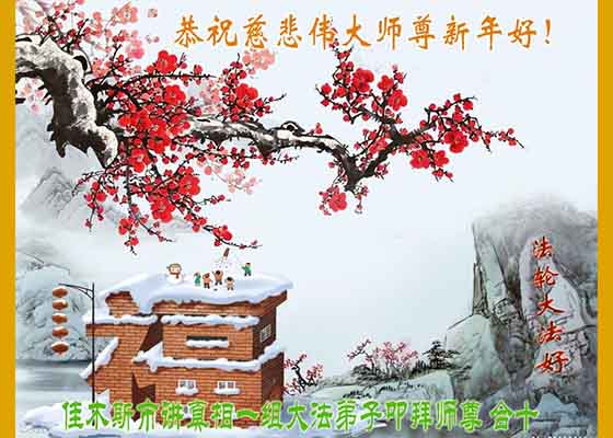 Image for article Os praticantes do Falun Dafa que trabalham arduamente no esclarecimento da verdade desejam ao Mestre Li um Feliz Ano Novo