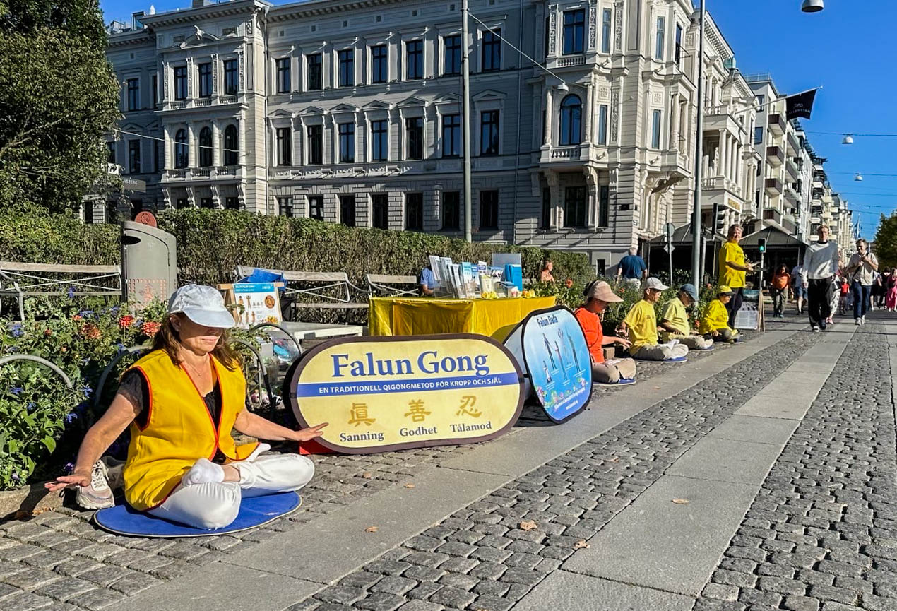 Image for article ​Gotemburgo, Suécia: Apresentando o Falun Dafa em um Festival Cultural