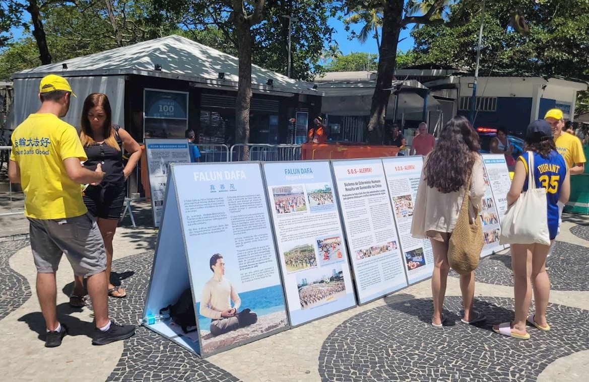 Image for article ​Brasil: Expondo a perseguição ao Falun Dafa na China durante a Cúpula do G20