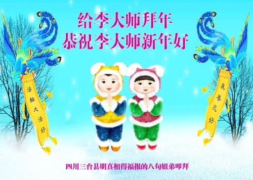 Image for article Praticantes e apoiadores do Falun Dafa agradecem ao Mestre Li Hongzhi por trazer-lhes bênçãos e desejam-lhe um feliz Ano Novo Chinês