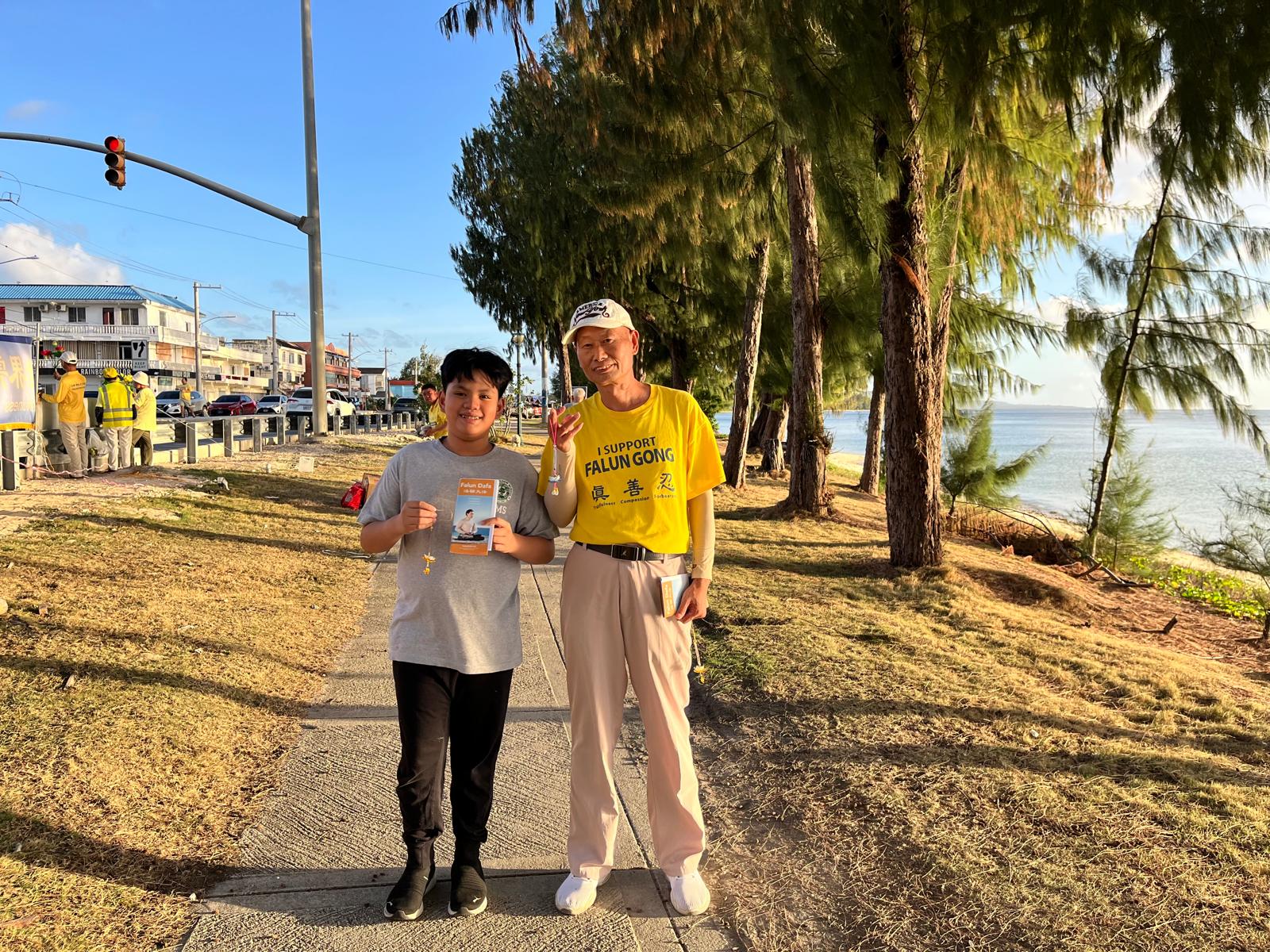 Image for article Saipan, Ilhas Marianas do Norte: Os praticantes do Falun Dafa celebram o Dia Mundial do Falun Dafa