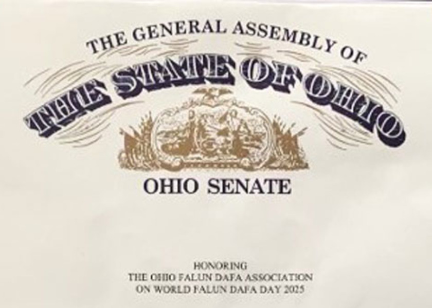 Image for article Ohio, EUA: Senado estadual proclama o Dia Mundial do Falun Dafa