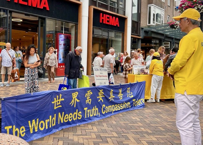 Image for article Holanda: Pessoas em Zoetermeer dão as boas-vindas ao Falun Dafa