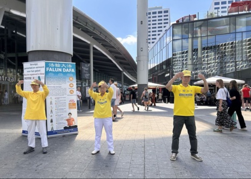 Image for article ​Holanda: Apresentação do Falun Dafa e aumento da conscientização pública sobre a perseguição