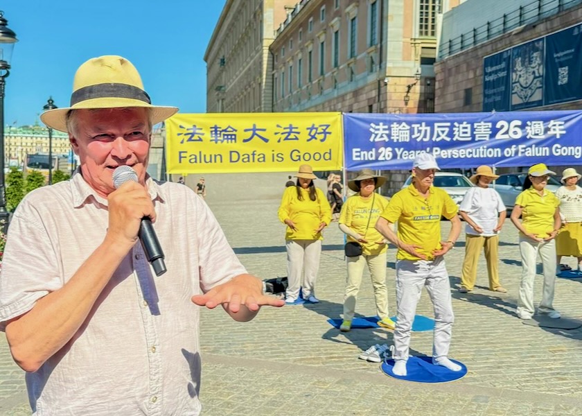 Image for article ​Suécia: Protesto pacífico e manifestação em Estocolmo marcam os 26 anos de perseguição na China
