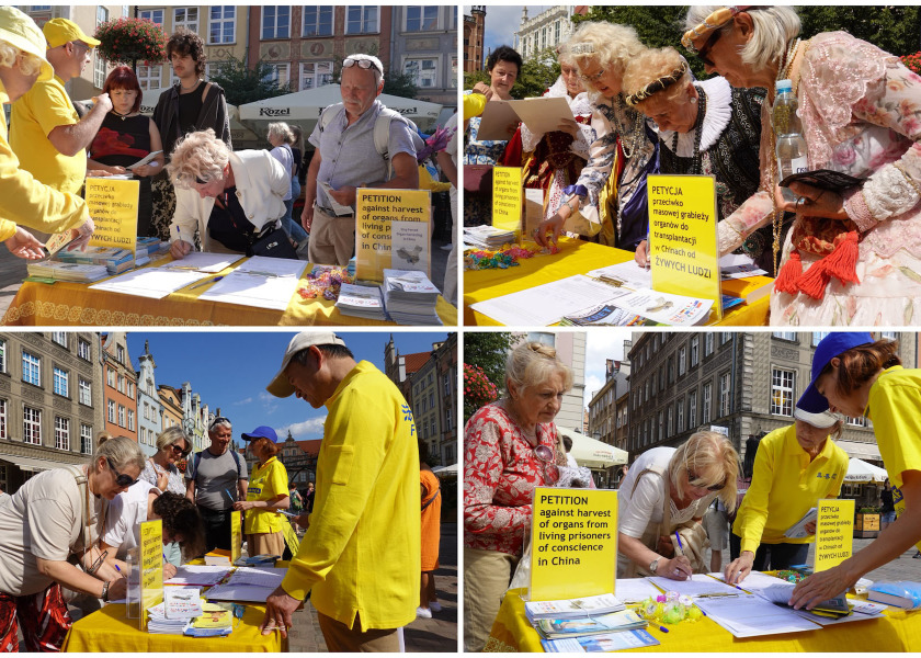 Image for article ​Apresentação do Falun Dafa em uma cidade portuária no norte da Polônia