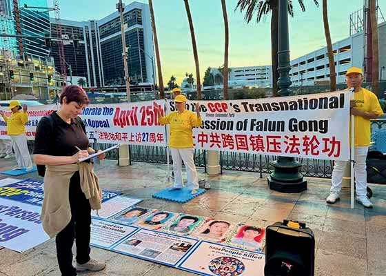 Image for article Las Vegas, Nevada: Praticantes do Falun Gong comemoram apelo pacífico na China há 27 anos