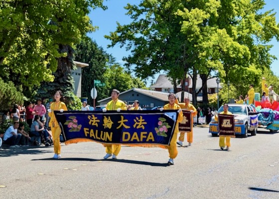 Image for article O Falun Dafa é aclamado no Desfile da Cornucópia de Kent, no estado de Washington