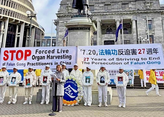 Image for article Nova Zelândia: Manifestação, passeata e vigília à luz de velas protestam pacificamente contra os 27 anos de perseguição na China