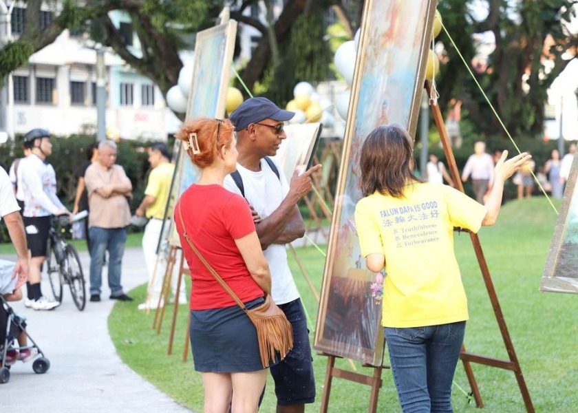 Image for article Os praticantes em Singapura celebram o 30º aniversário da fundação da Associação do Falun Dafa
