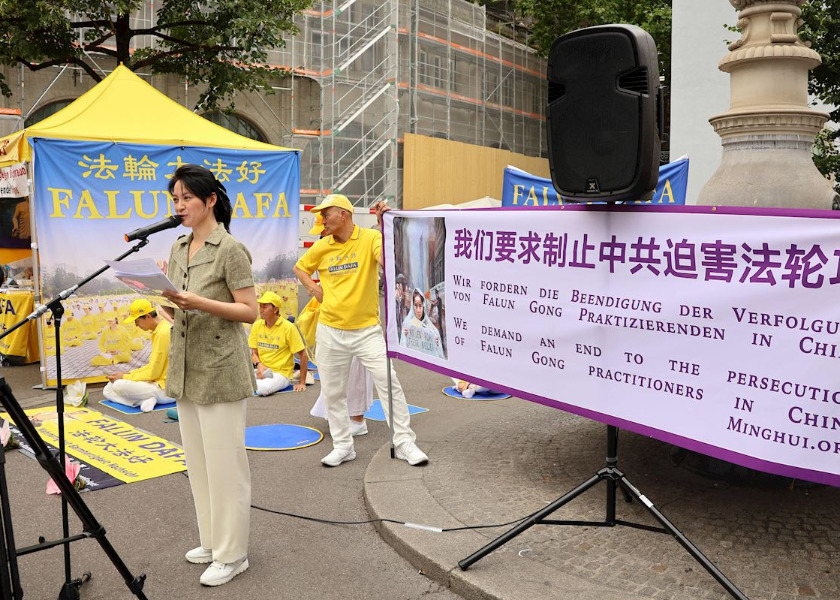 Image for article Suíça: Pessoas elogiam os princípios orientadores do Falun Gong e desejam o fim da perseguição